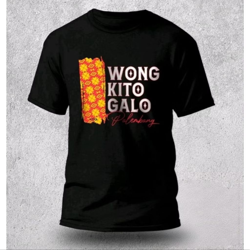 KAOS WONG KITO GALO PALEMBANG GAMBAR DEPAN