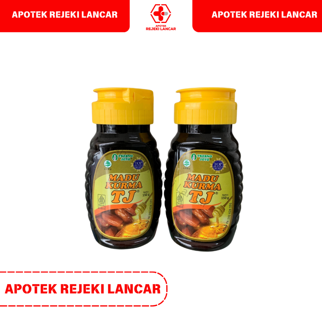 MADU KURMA TJ 150 gram - Perpaduan Madu Asli & Sari Kurma Pilihan - Vitamin Alami Stamina Keluarga