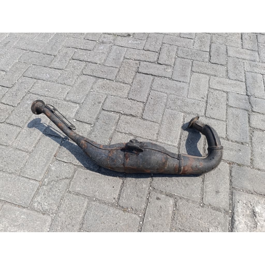 LAMBUNG KNALPOT KAWASAKI NINJA RR ORIGINAL COPOTAN KEMBUNG KNALPOT KAWASAKI NINJA R ORIGINAL