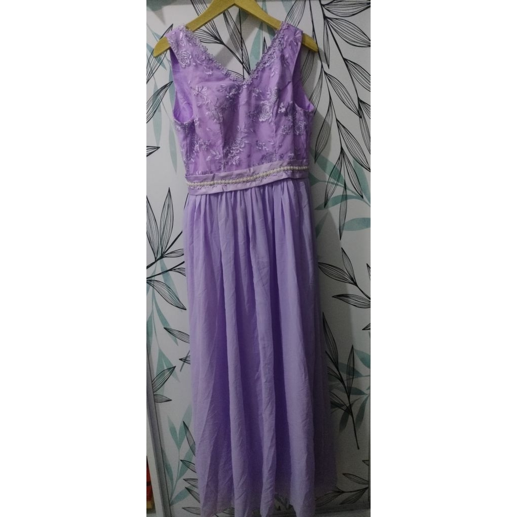 Dress Ungu Lilac Preloved