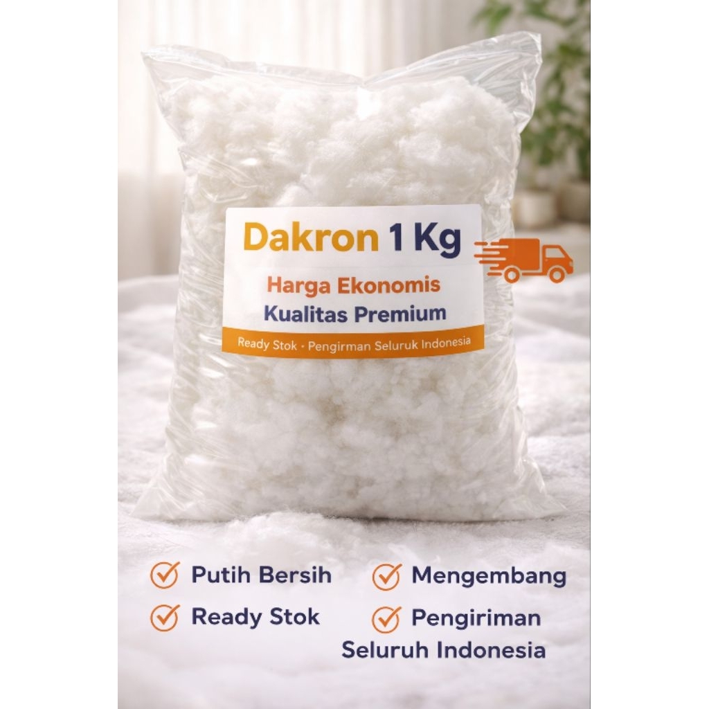 PROMO Dakron Kiloan Dakron Grade A+ Silikon HCS PREMIUM Super Lembut