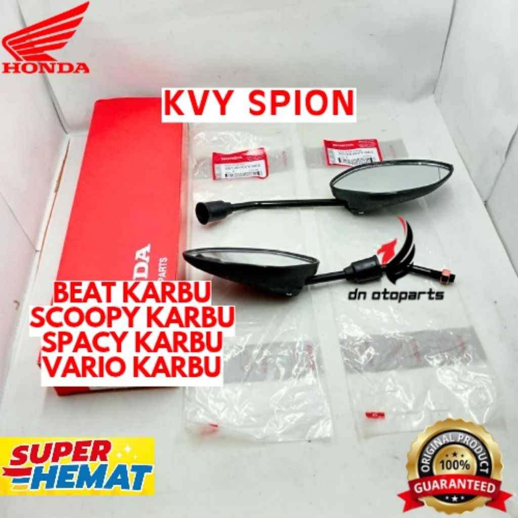 SPION ORIGINAL HONDA KODE KVY, SPION BEAT KARBU, SPION SCOOPY KARBU, SPION SPACY KARBU, SPION VARIO 