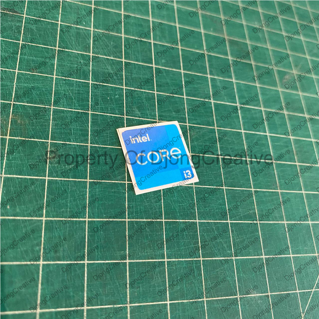 Stiker Intel Core i3 Gen 11