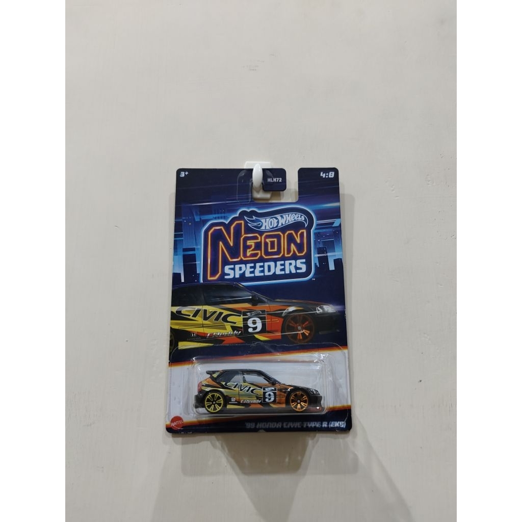 HotWheels 99 Honda Civic Type R EK9 Neon Speeders
