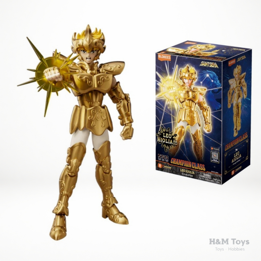 Blokees Saint Seiya Champion Class Leo Aiolia Figure - CC 02 - Figure Saint Seiya