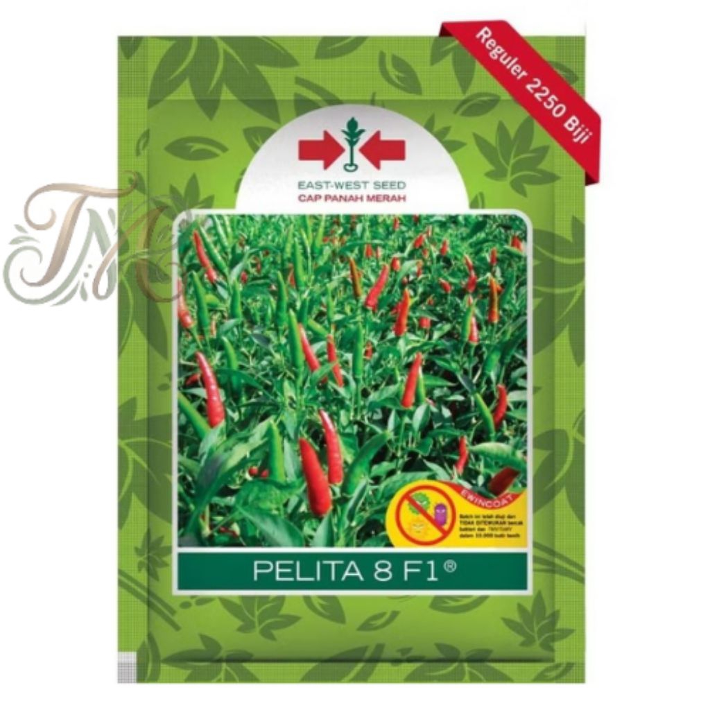 Benih Cabai Rawit Hibrida PELITA 8 F1 Cabai Rawit Japlak (2250 Butir)