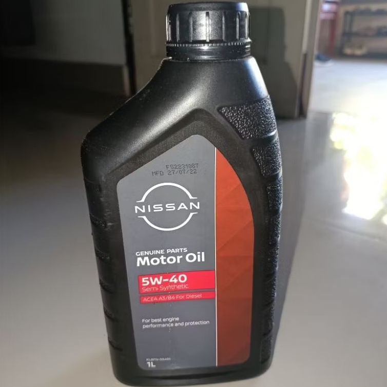 Oli Mesin Diesel 5W40 Isi 1 Liter Nissan Navara D40/NP300/Terra Original