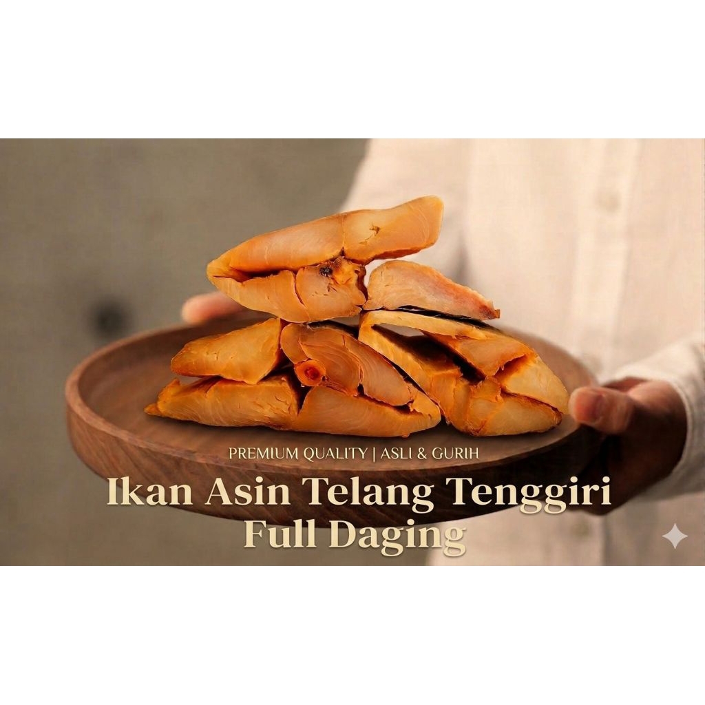 Ikan Asin Telang Tenggiri - Full Daging Seafood Asli dari Tabonio Kalimantan Selatan