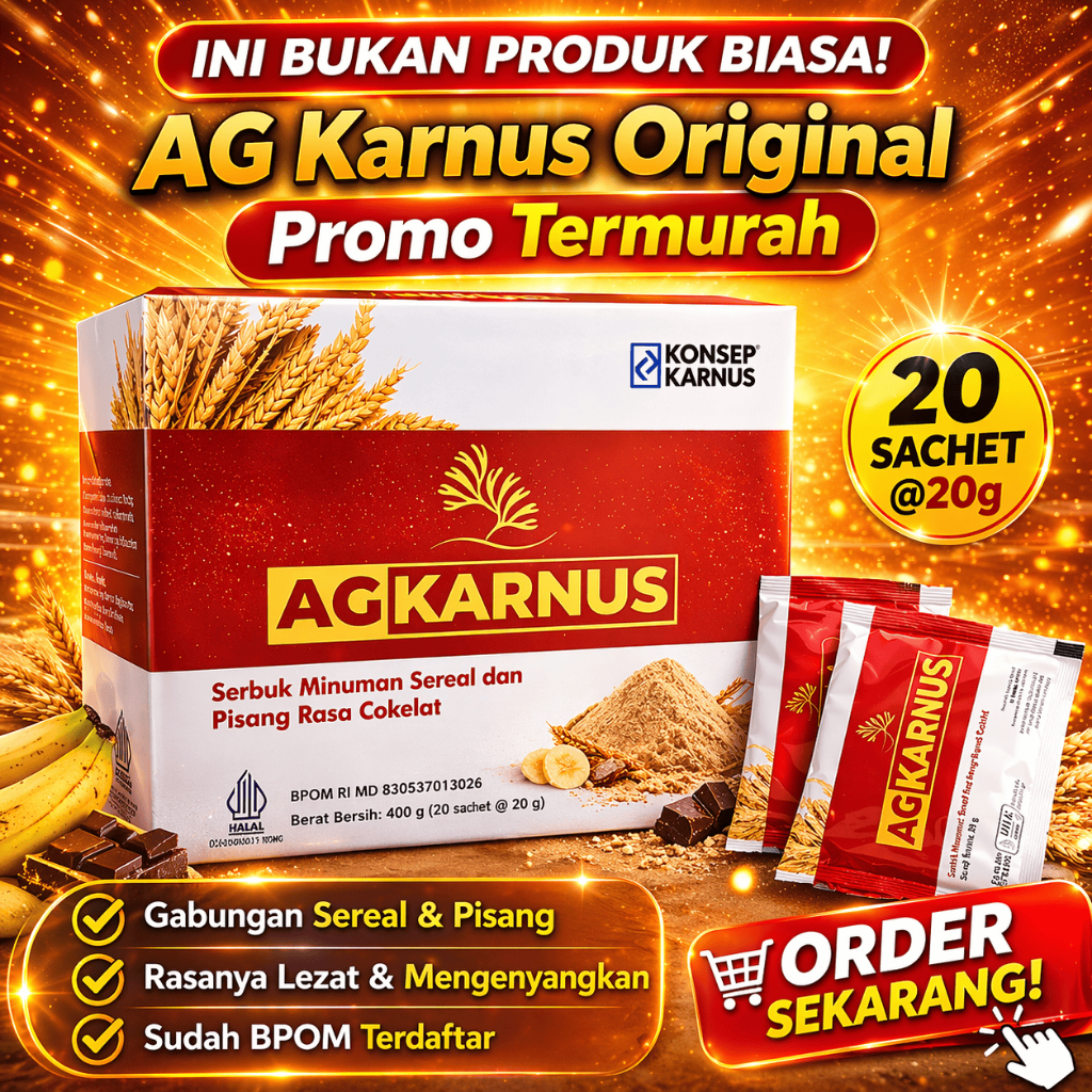 AGKarnus Nutrisi Lambung dan Gerd / AG Karnus / AG Sereal / AG cereal / Alga Gold / Konsep Karnus Of