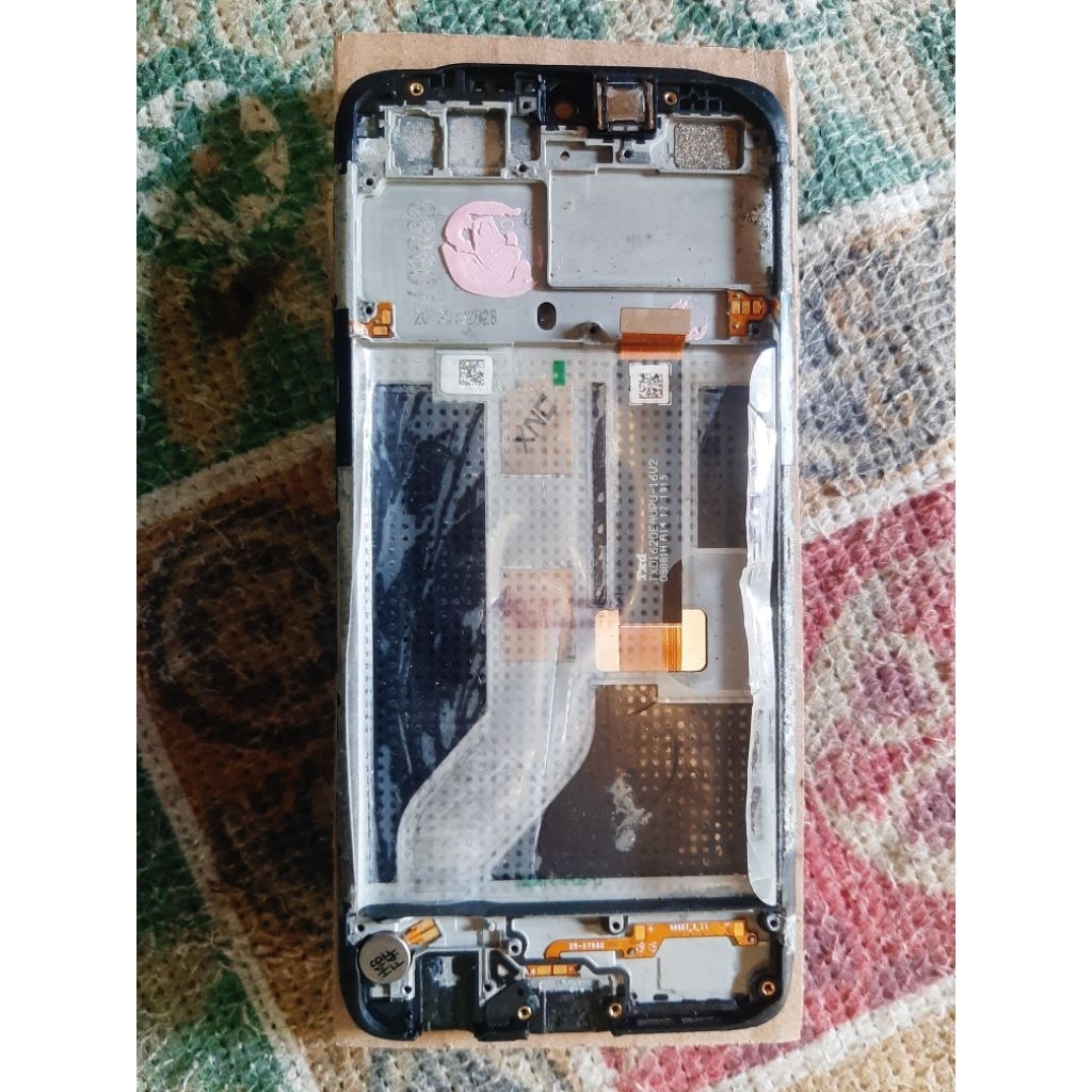 dudukan lcd Oppo a5s+flexible vlme dan on off ORI copotan