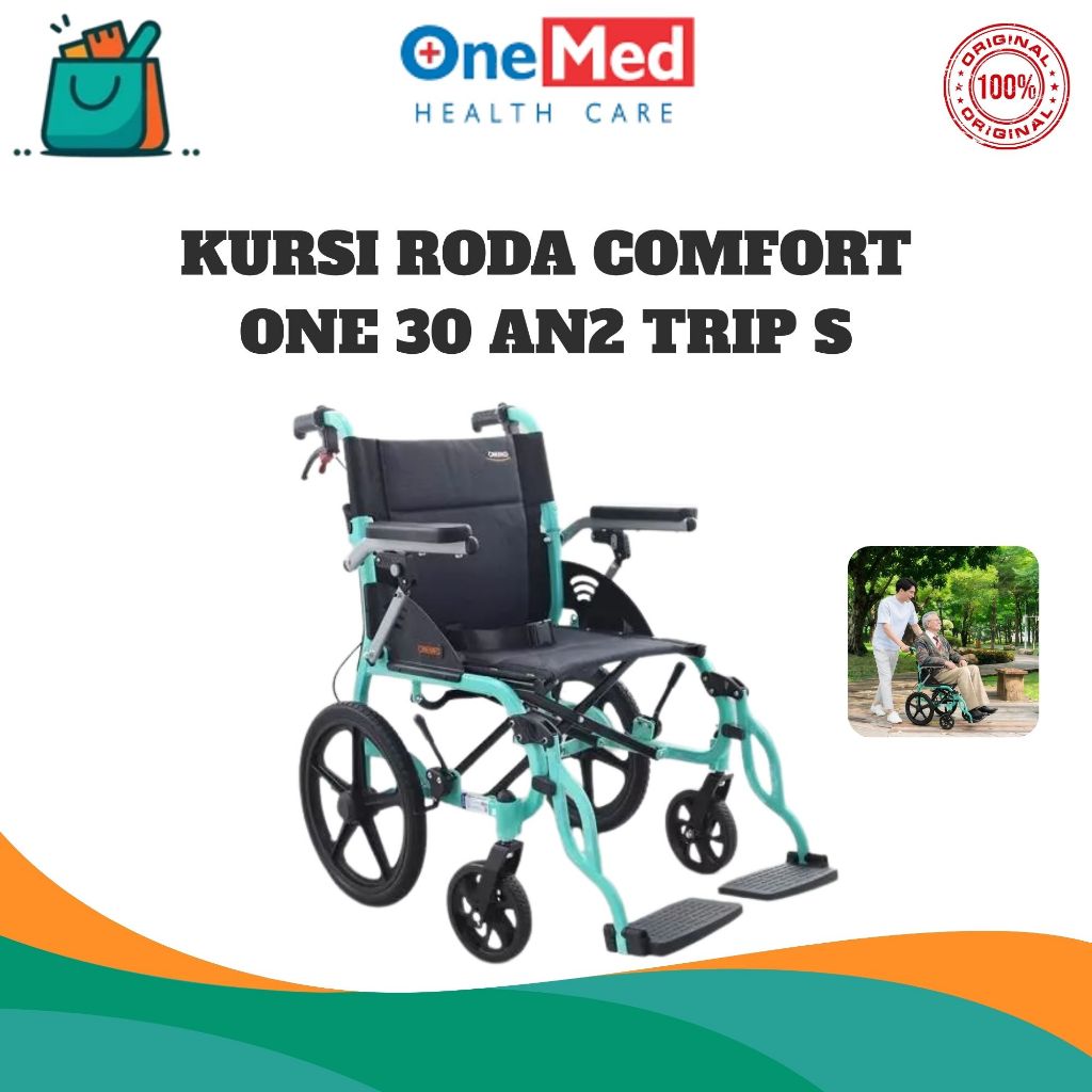 Onemed Kursi Roda Comfort One 30 AN 2 Trip S / Kursi Roda Travell Trip