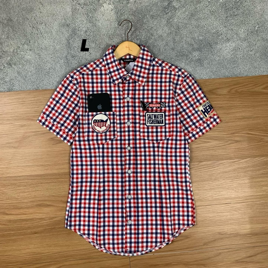 Edwin Gingham Shirt Apr 104