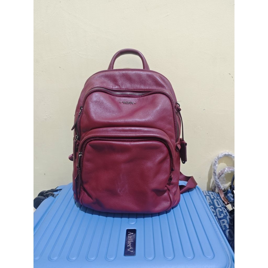 RARE Tumi Backpack Leather - PRELOVED