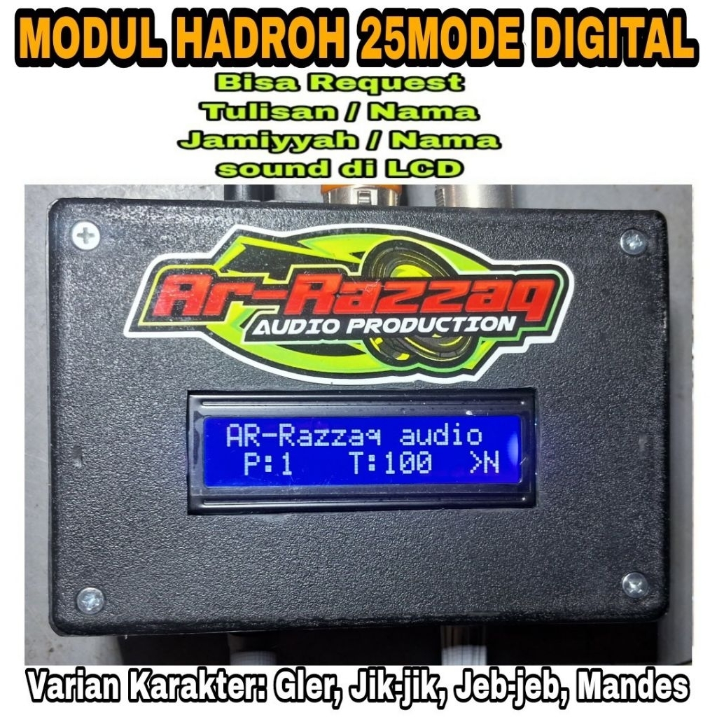 DM5 Modul Bass Hadroh Digital 25 Mode - No Delay - Sudah Ada Fitur Limiter