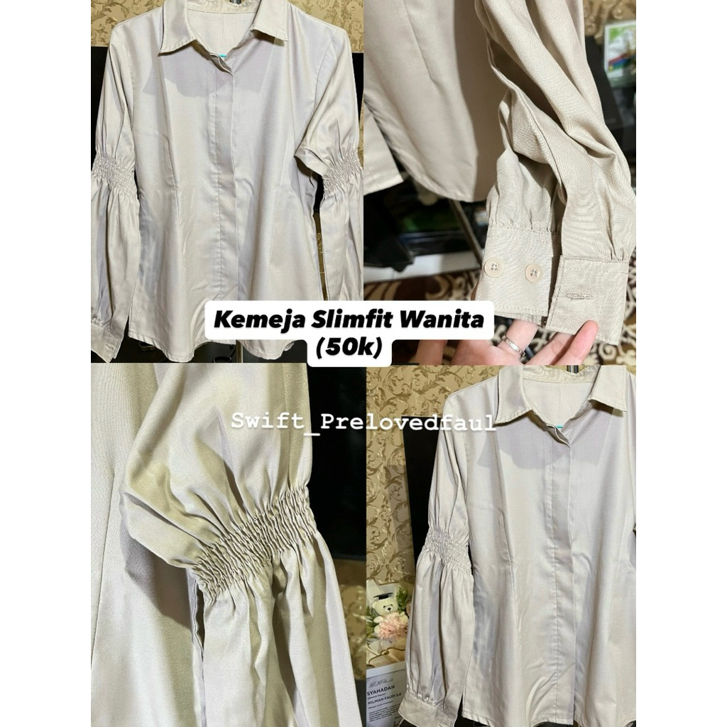 (Preloved) Kemeja Slimfit