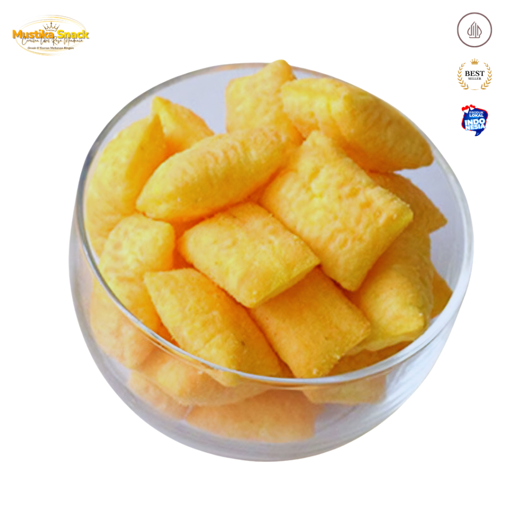 Snack Bantal Keju Cheese Pillow 1kg Cemilan Gurih Mustikasnack