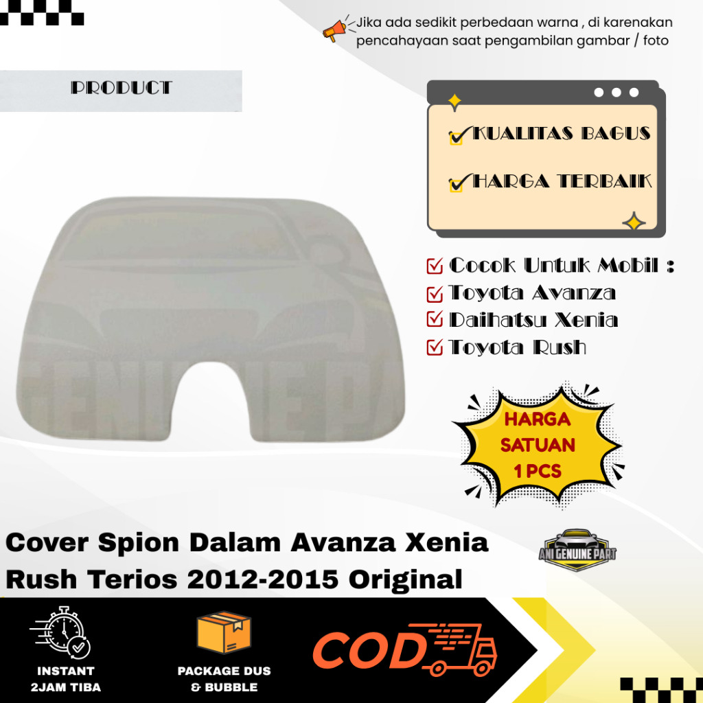 Cover Spion Dalam Avanza Xenia Rush Terios 2012-2015 Original