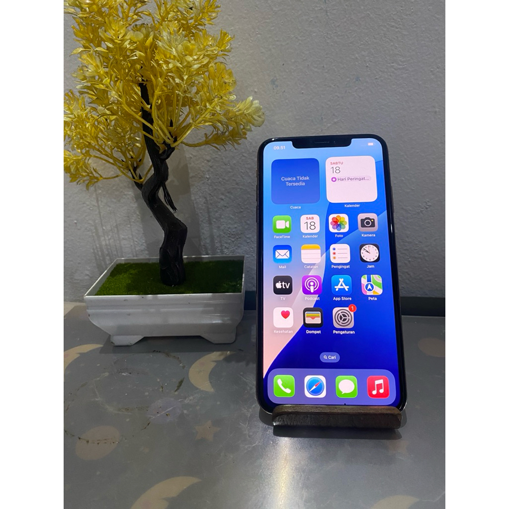 IPHONE XS MAX 256GB MINUS ADA TITIK HITAM DAN BATERAI GANTIAN