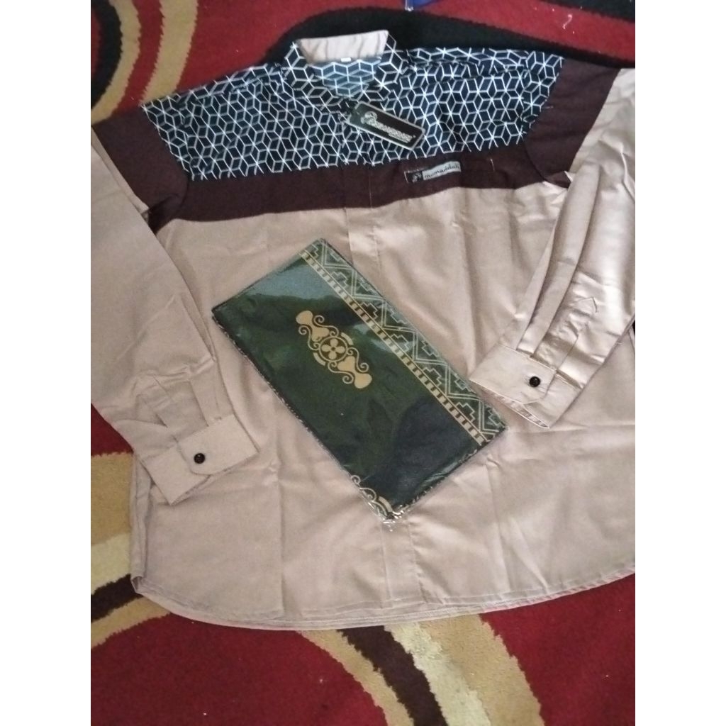 Baju koko size L set sarung dewasa