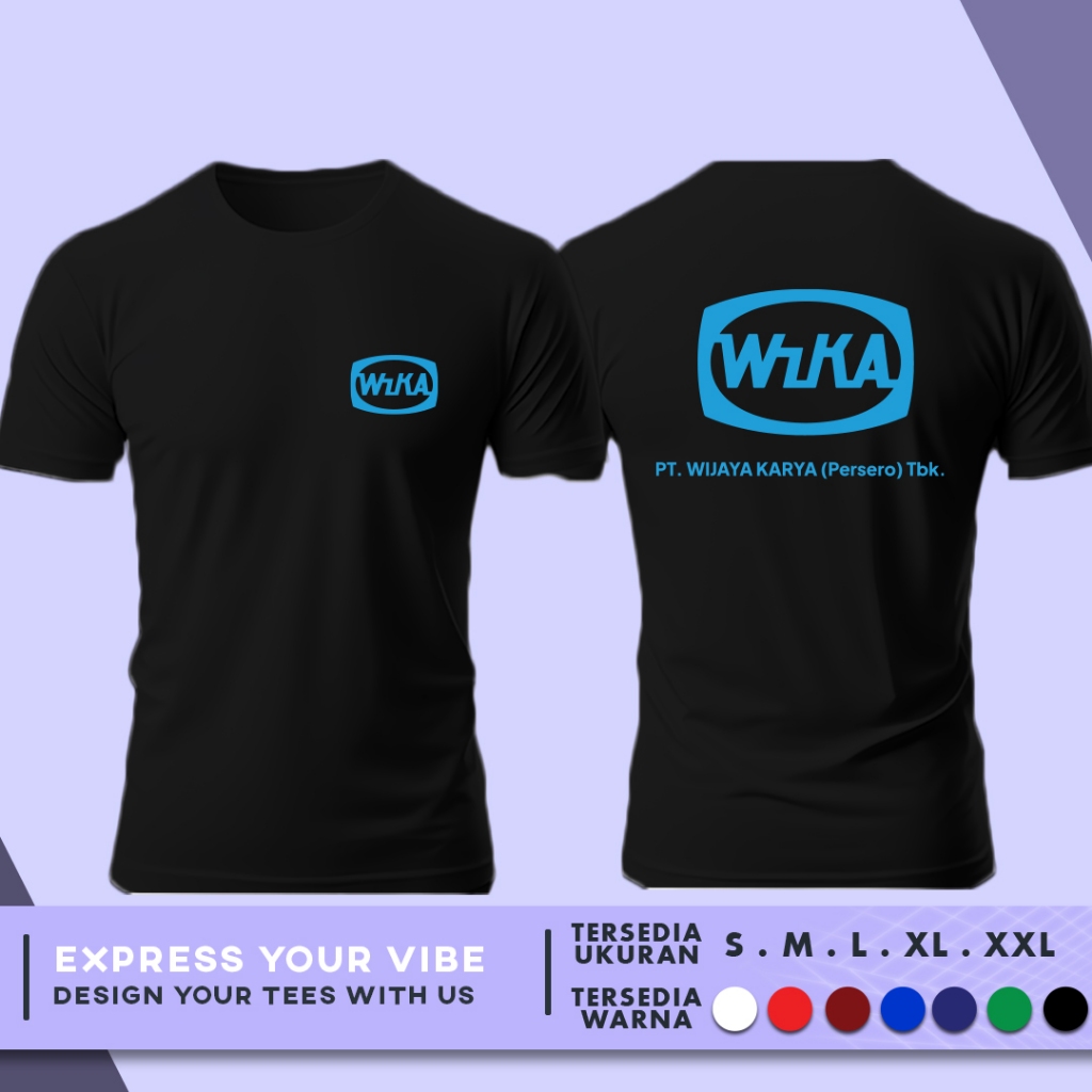 Kaos Baju PT WIKA Wijaya Karya Persero Cotton 30s