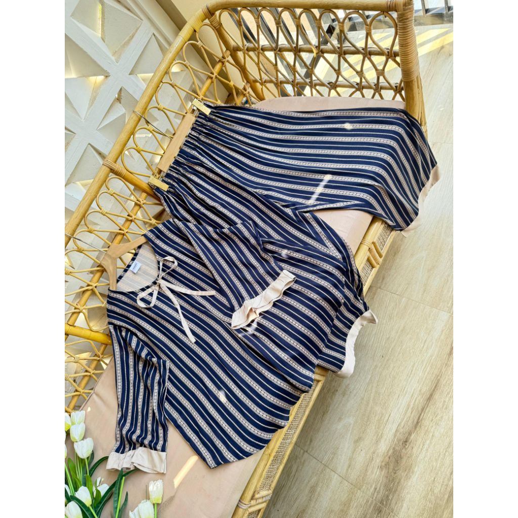 SETCEL KANAYA // SET CELANA RAYON //  ONE SET BUMIL // SETELAN KEKINIAN