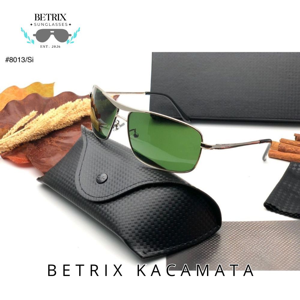 KACAMATA HITAM PREMIUM RB8013 UNISEX DENGAN STYLIST ELEGAN UNTUK BERAKTIVITAS OLAHRGA DAN REKREASI