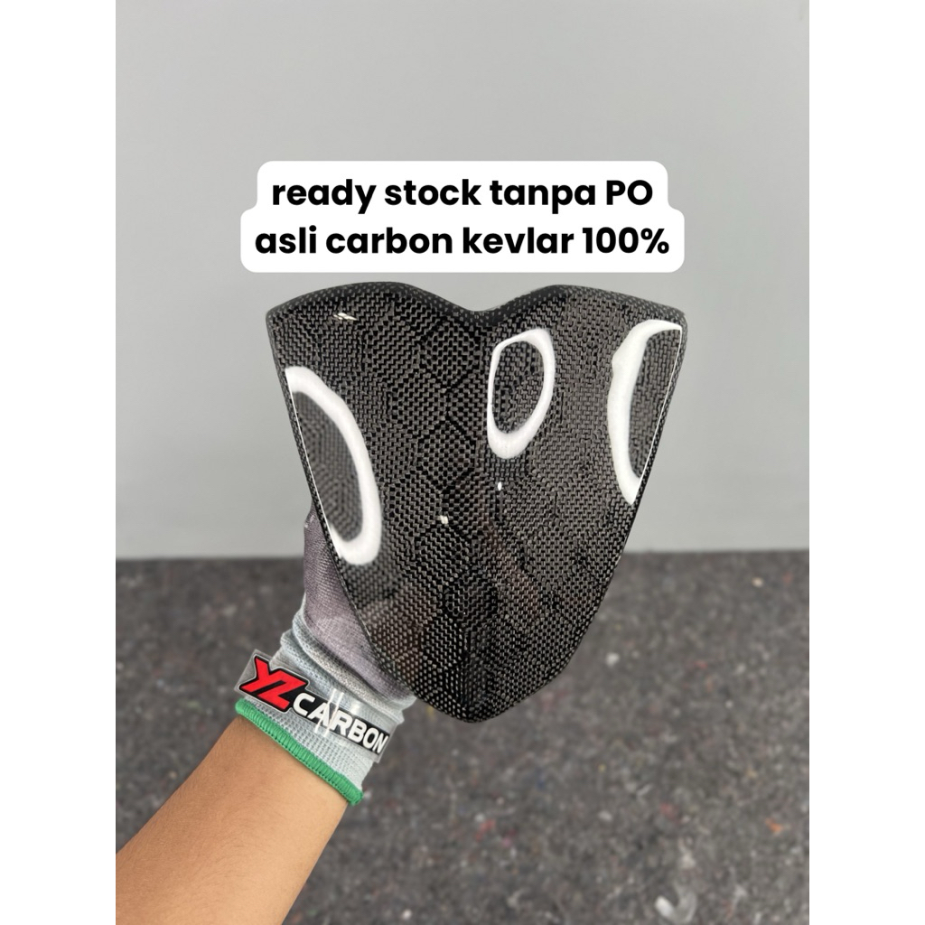 Visor MX King V2 Skinning Carbon Kevlar Real Carbon 100%