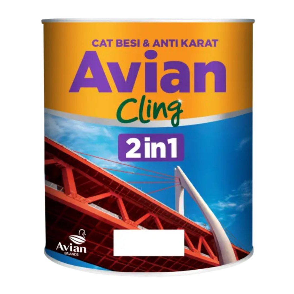 Avian Cling 2in1 Cat Dasar + Cat Akhir Kayu & Besi Ekonomis
