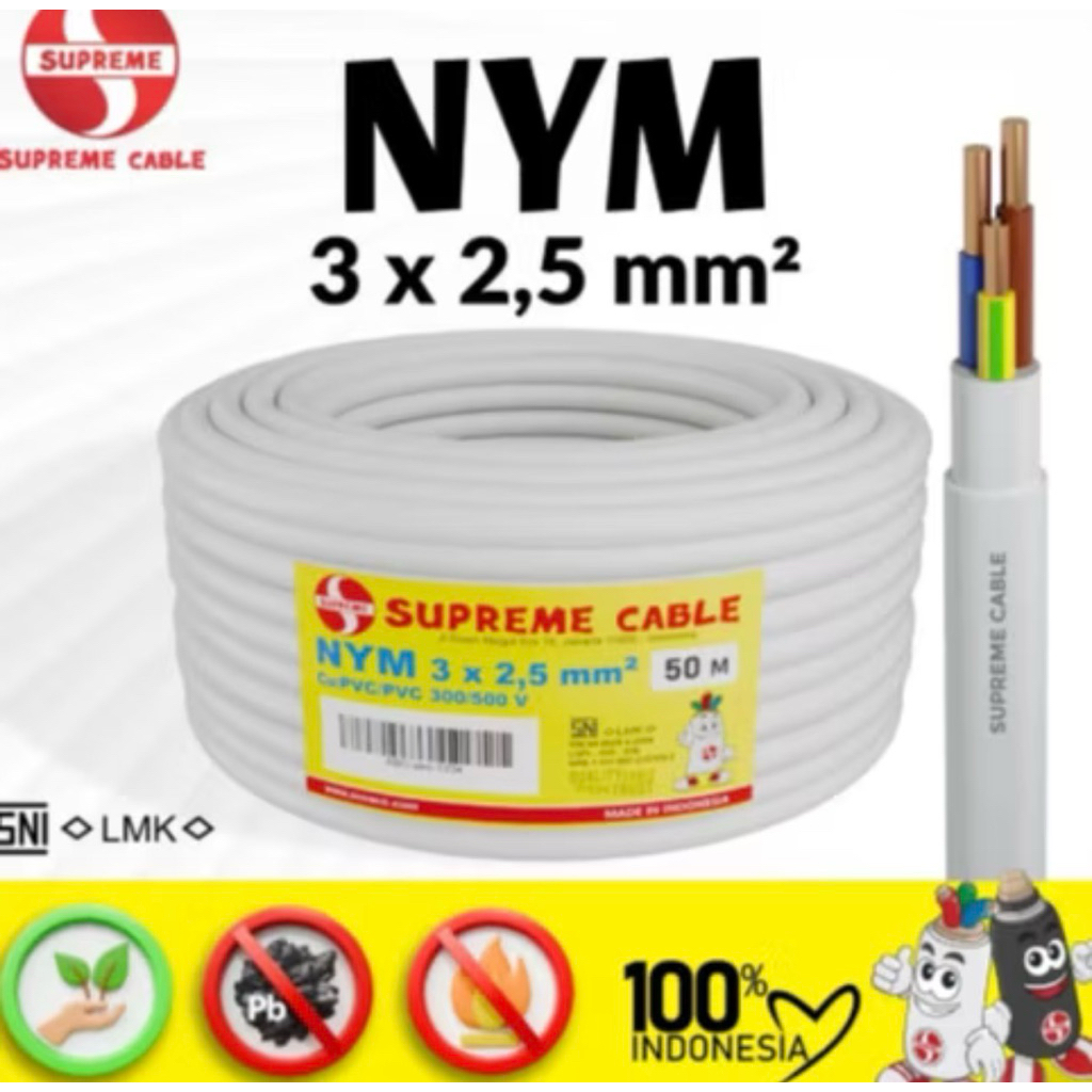 KABEL NYM 3 X 2,5 SUPREME @50M
