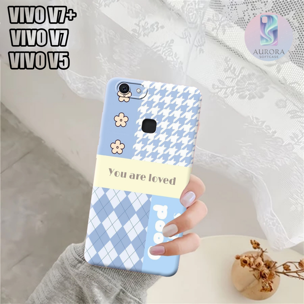 Softcase Vivo V7 Plus Vivo V7 Vivo v5 Plus - Kesing - Motif Cute - K009 - Silikon TPU - Bumper