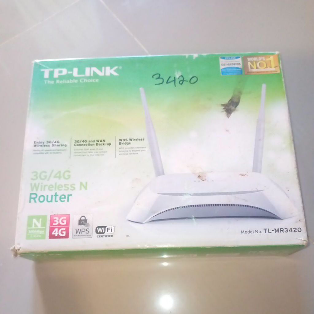 TP LINK 3G/4G WIRELESS N ROUTER SECOND