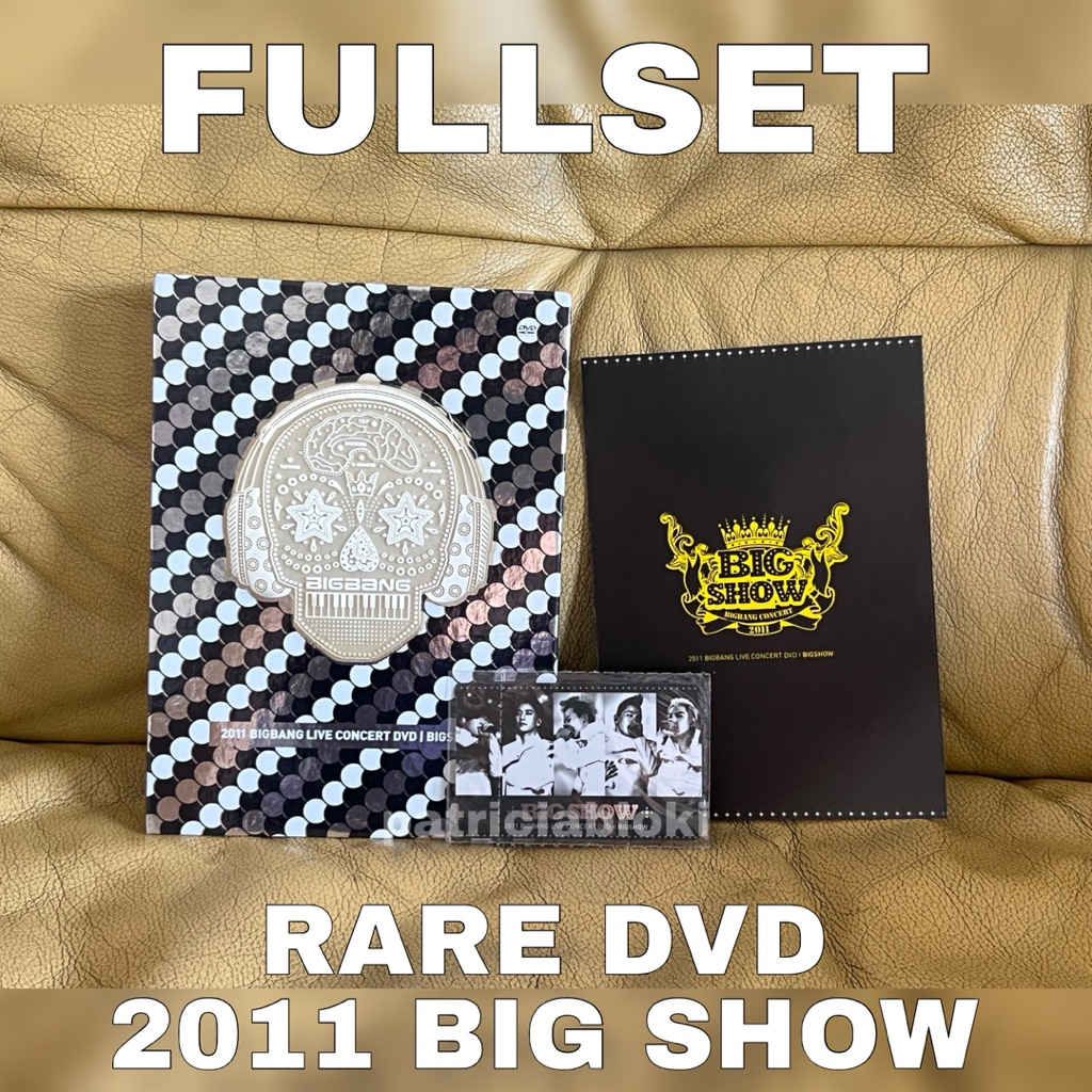 Fullset DVD BIGBANG BIG SHOW 2011 BIG BANG RARE GD GDragon G-Dragon T.O.P TOP spot Choi Seunghyun Th