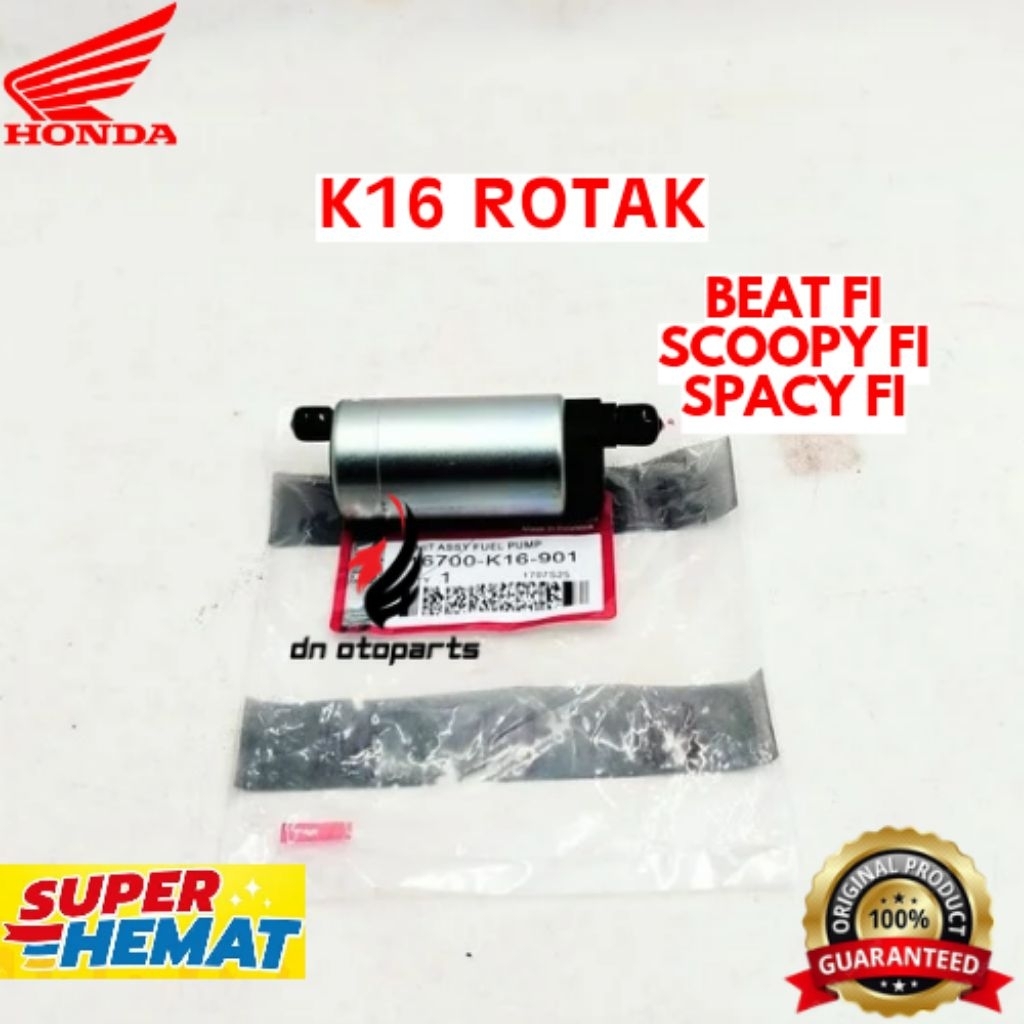 ROTAK ORIGINAL HONDA KODE K16, ROTAK BEAT FI, ROTAK SCOOPY FI, ROTAK SPACY FI, ROTAK SUPRA GTR, ROTA
