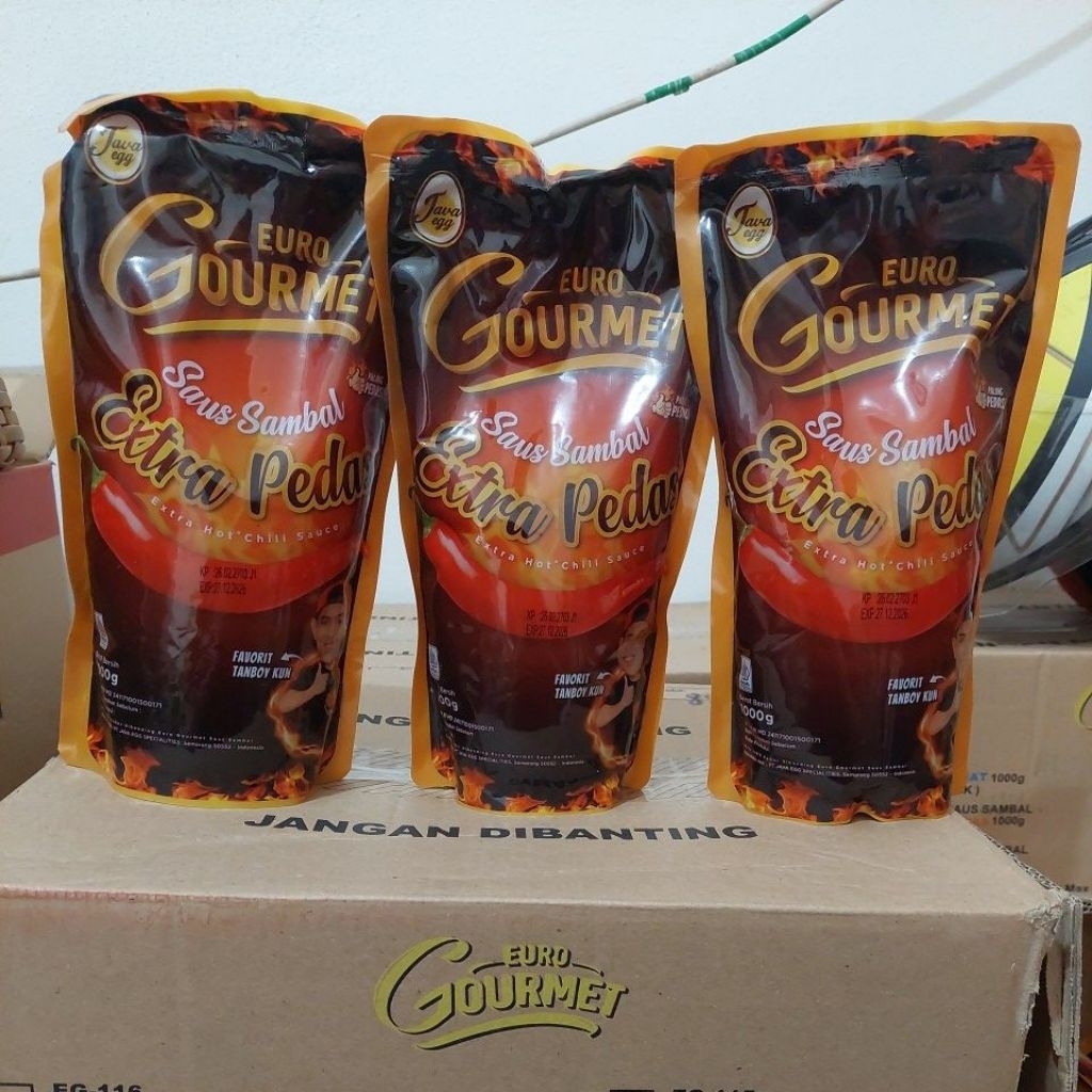 Gourmet Extra Pedas 1 Dus (12 kg) saos gourmet extra pedas