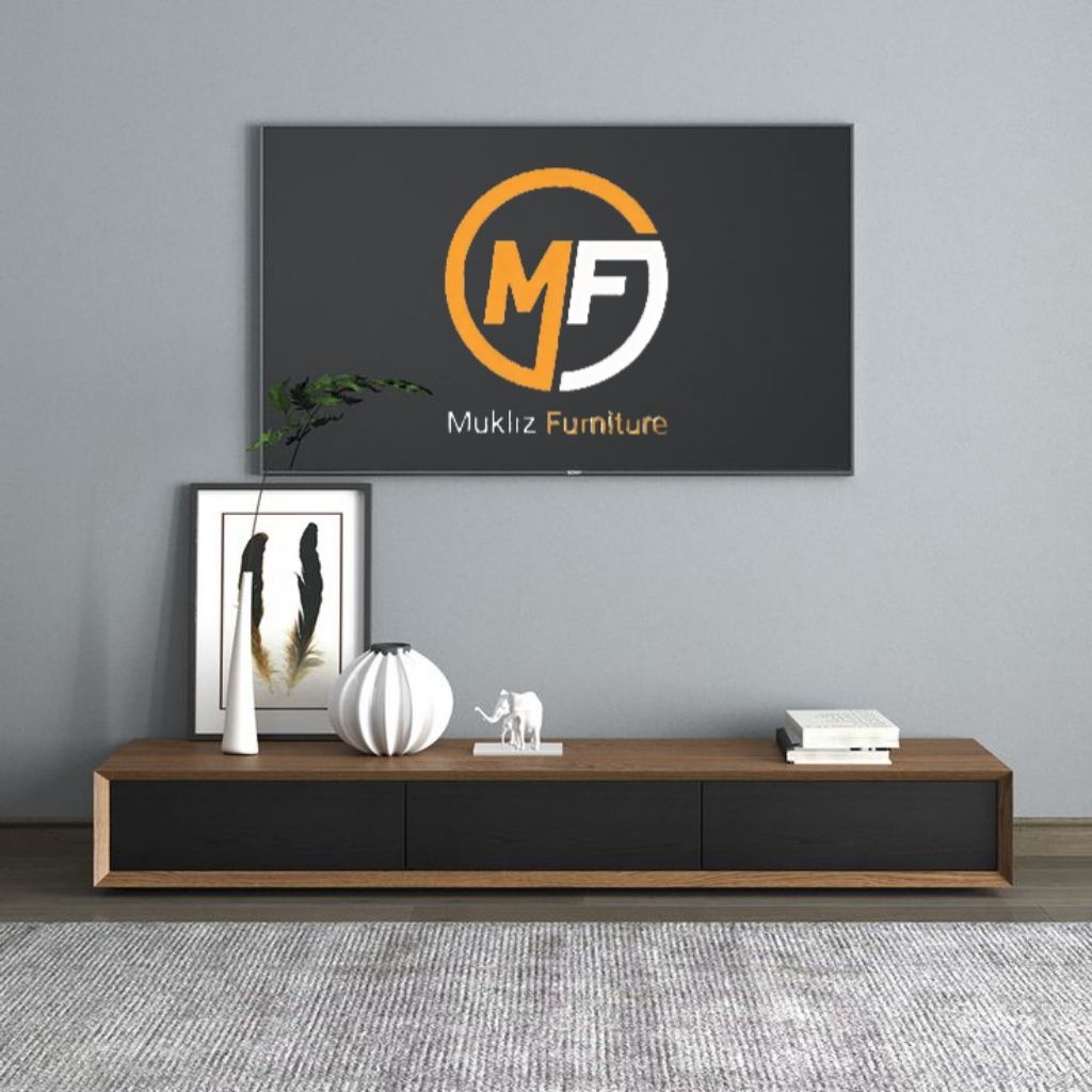 meja tv meja hias laci besar minimalis modern