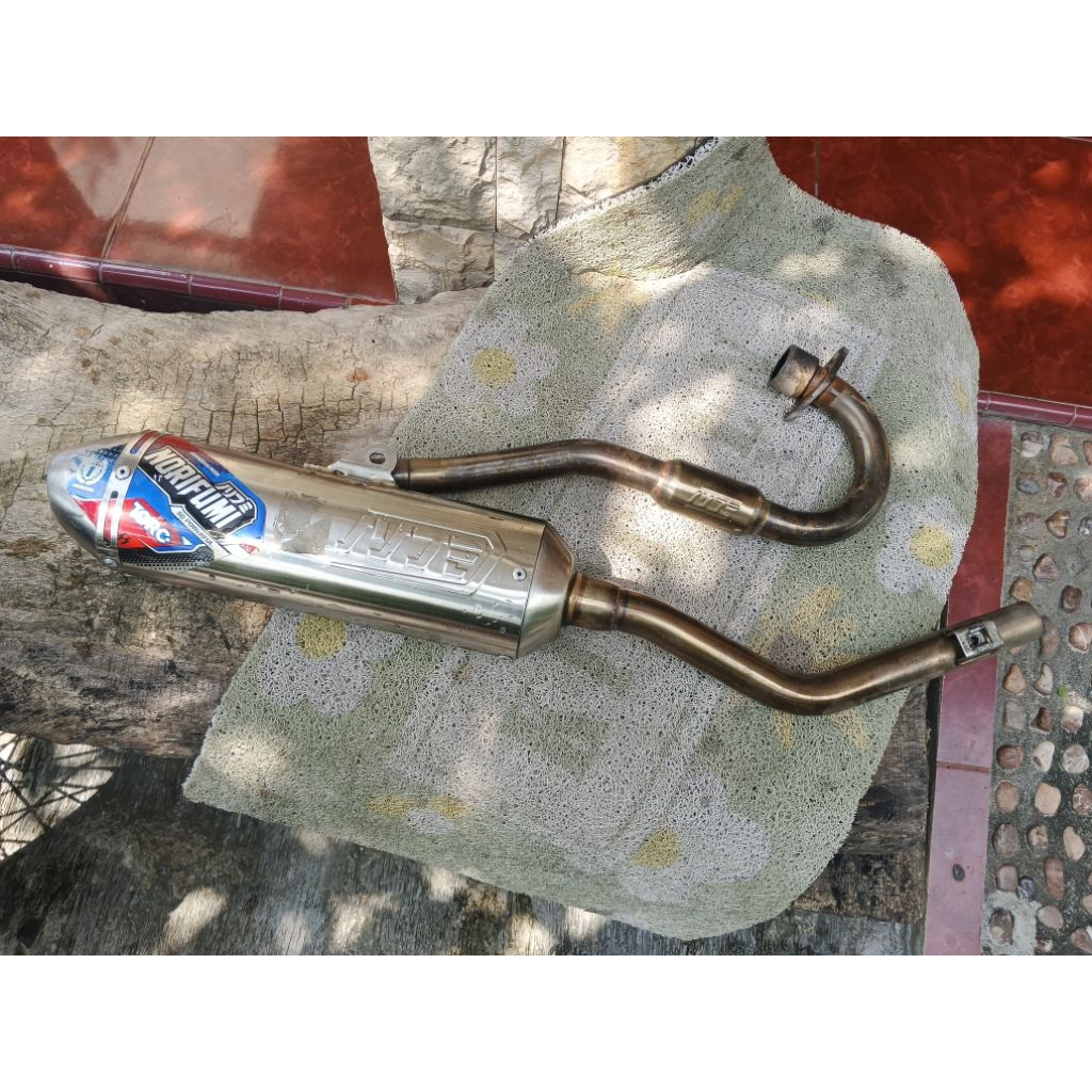 Norifumi torch crf original knalpot CRF 150 L Norifumi torc asli bekas rasa baru copotan knalpot cop
