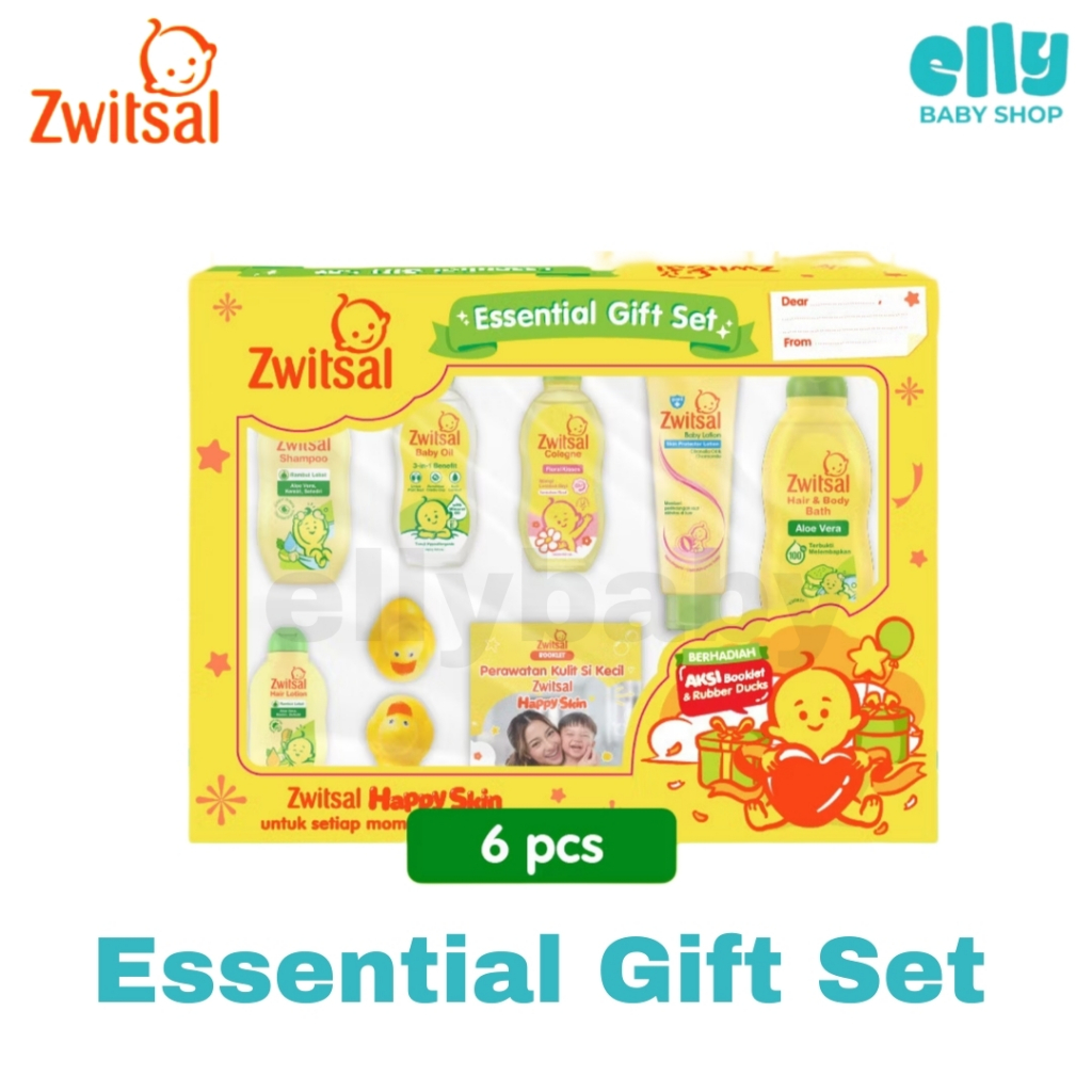 Zwitsal Essential Baby Gift Set Hampers Bayi Zwitsal Natural Paket Perlengkapan Bayi