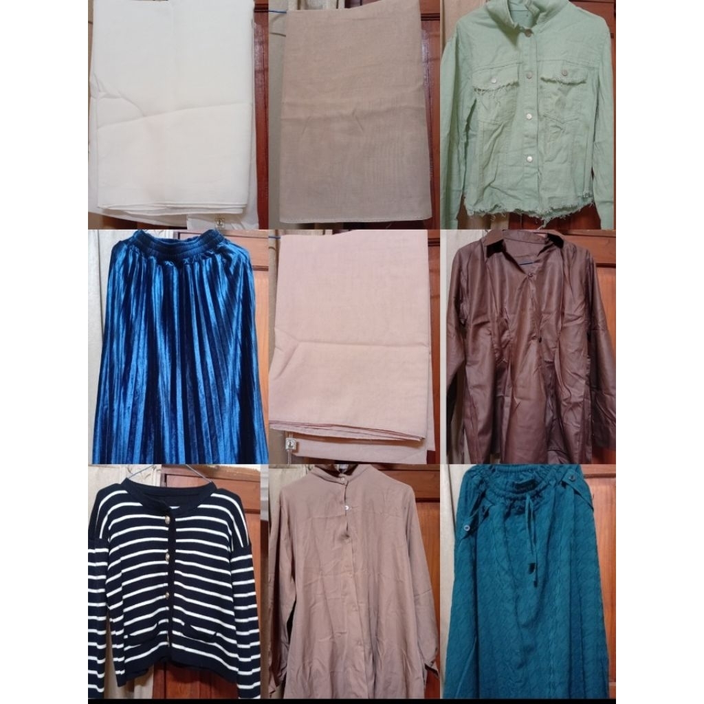 preloved jilbab segiempat azara 130x130 paris jadul