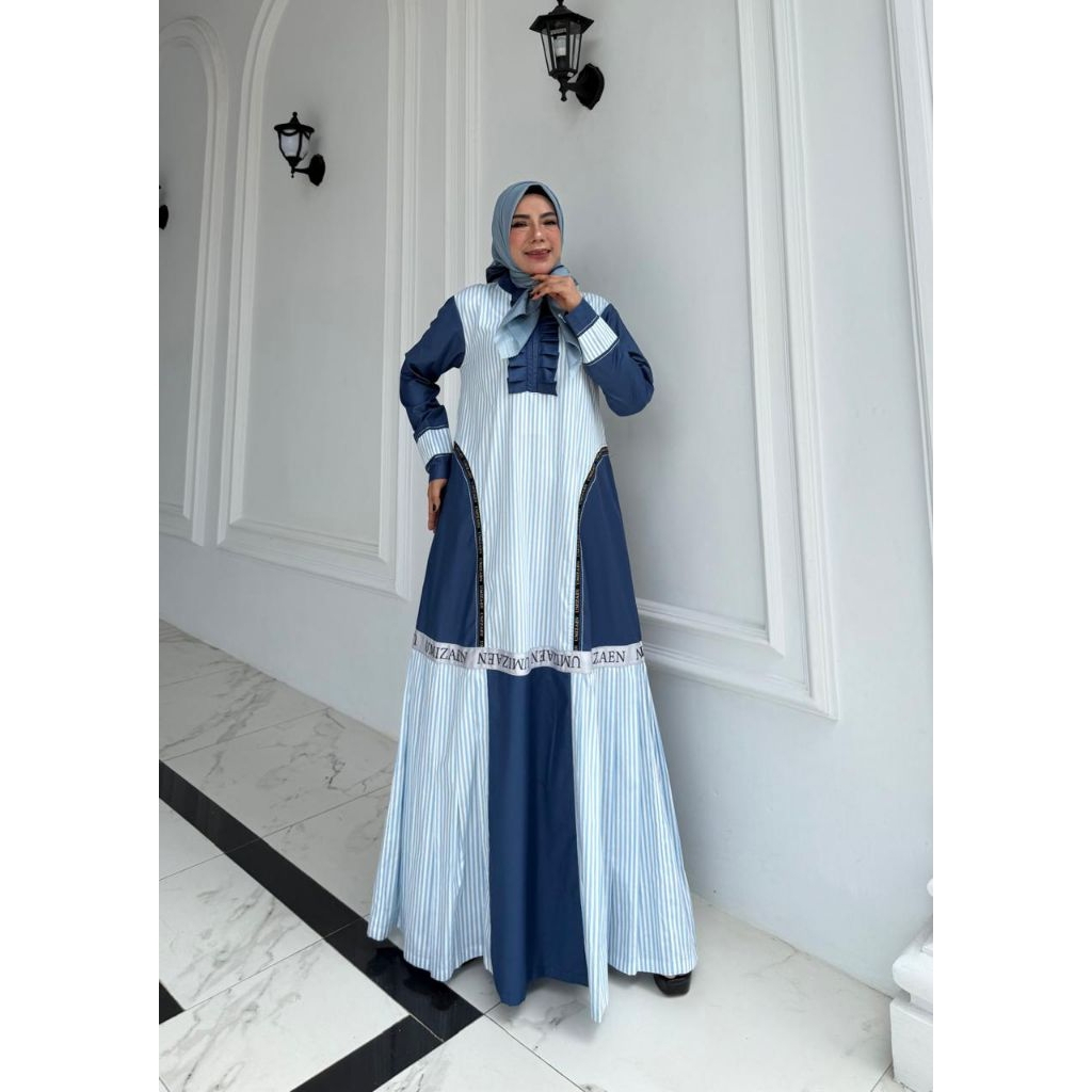 UMIZAEN [UZMA KATUN DRES] Dres Katun Salur Katun - Gamis Salur Daily Dress
