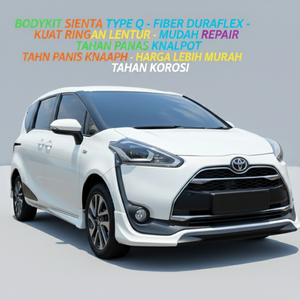 BODYKIT sienta type q bodikit sienta bodikit toyota sienta type q