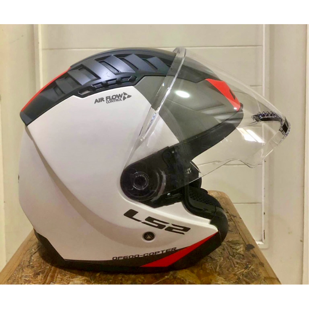 helm half face LS2 jet Copter