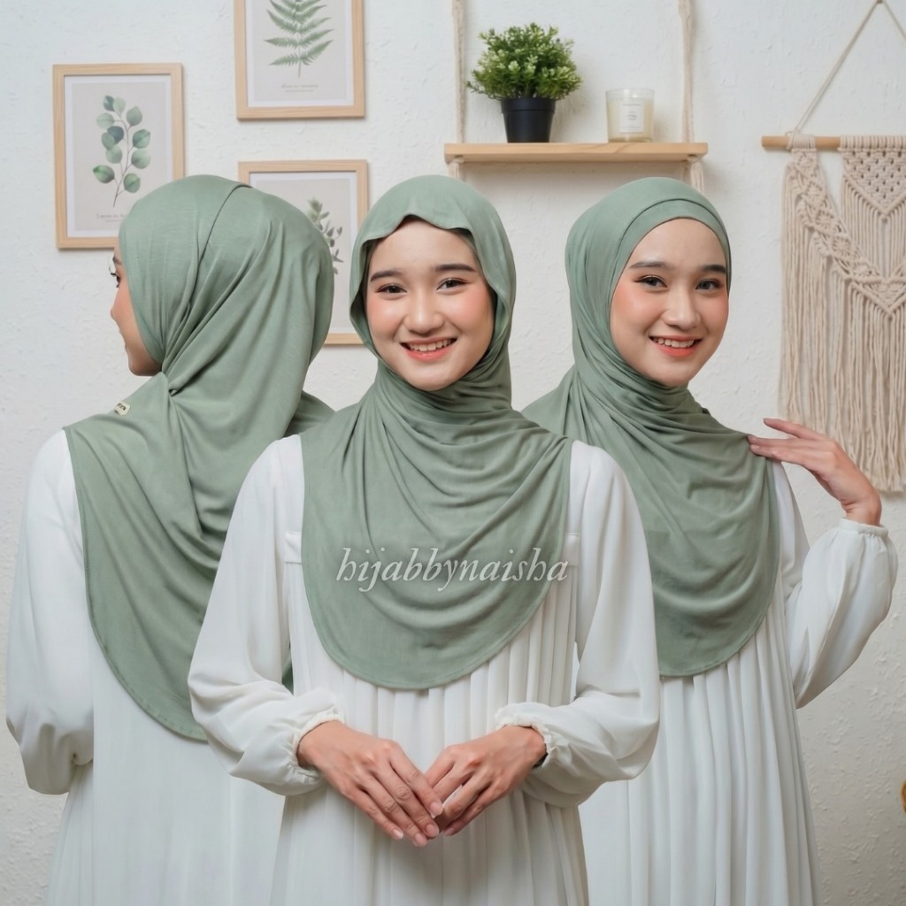 HIJAB BERGO INSTAN INNER JERSEY /HIJAB INSTAN BERGO HUMA JERSEY