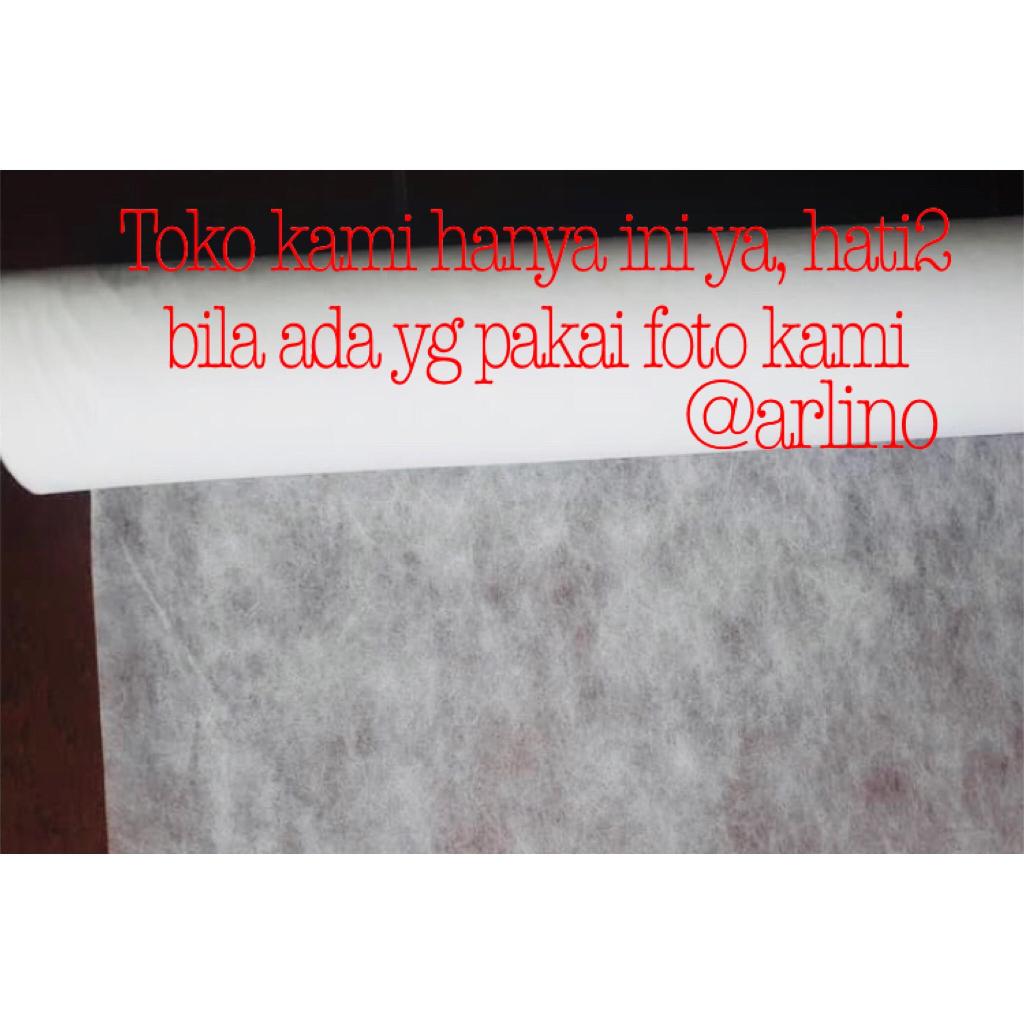 Kain mat / serat tisu polyester pelapis cat aquaproof meteran
