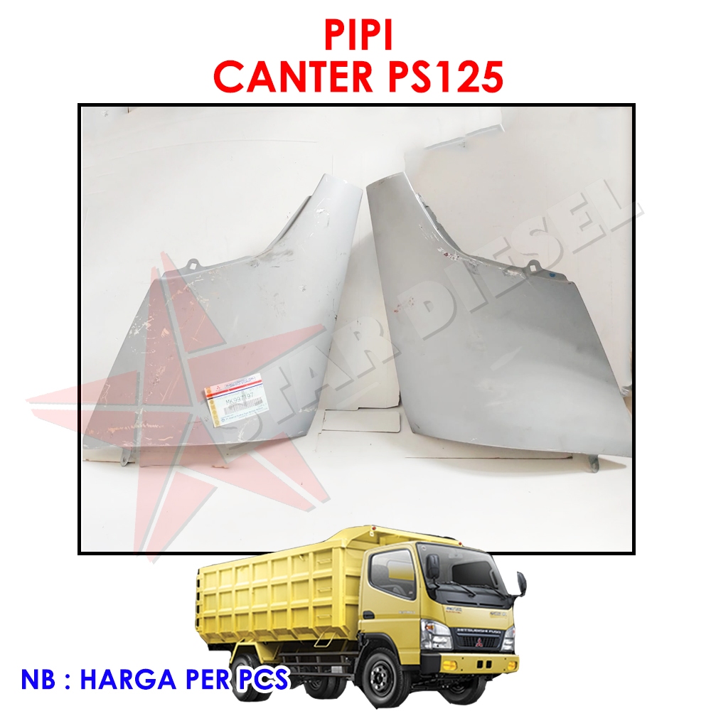 PIPI CANTER PS125 PANEL CORNER TANDUK BEMPER PANEL SAMPING PIPI KIRI LH KANAN RH CANTER PS125