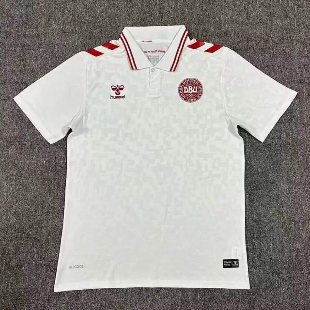 JERSEY BAJU BOLA DENMARK HOME 2024 JERSEY BOLA FUTSAL OLAHRAGA