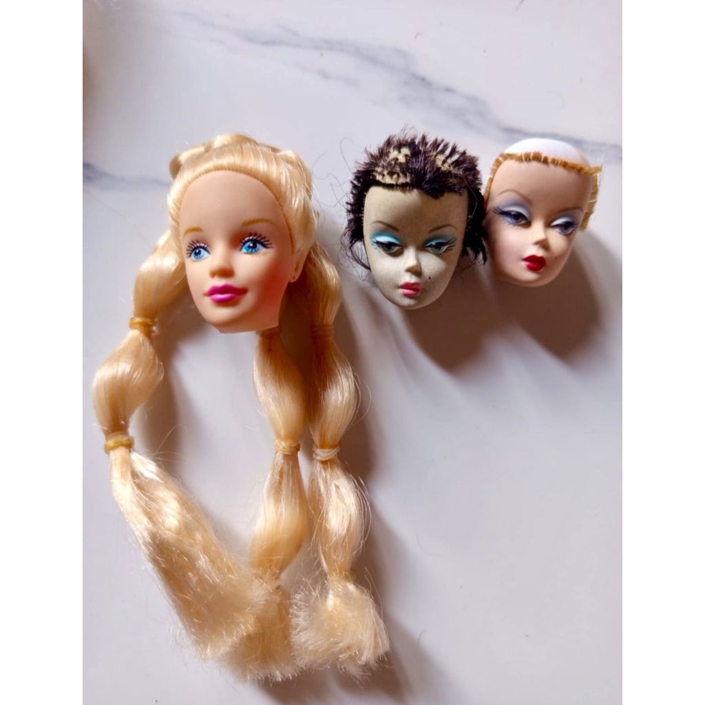 Kepala Barbie Silkstone, Mackie,dll ORI Mattel