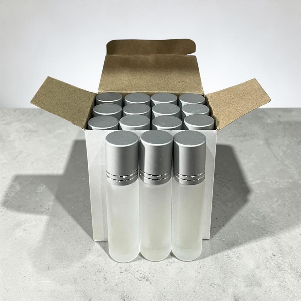 BOTOL PARFUM ROLL ON DOFF SILVER 8ML PERLUSIN | BOTOL PARFUM ELEGAN