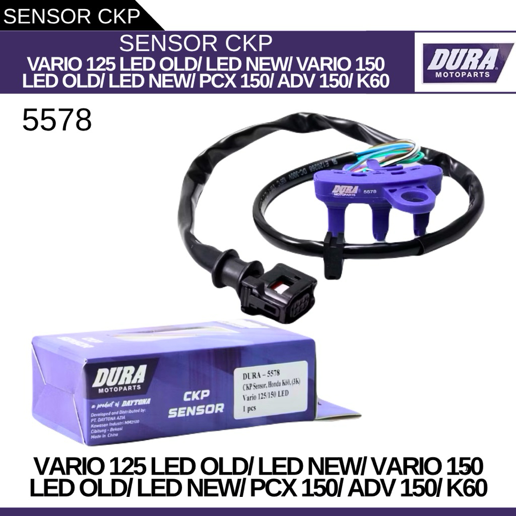 SENSOR CKP DURA 5578 VARIO 125 LED OLD/ LED NEW/ VARIO 150 LED OLD/ LED NEW/ PCX 150/ ADV 150/ K60 O