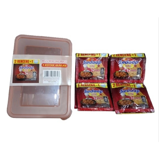 (BELI 2 FREE KOTAK MAKAN) Kecap Sedap Rp 500 Renteng (Isi 12Sachet @20gr) Sedaap Renceng