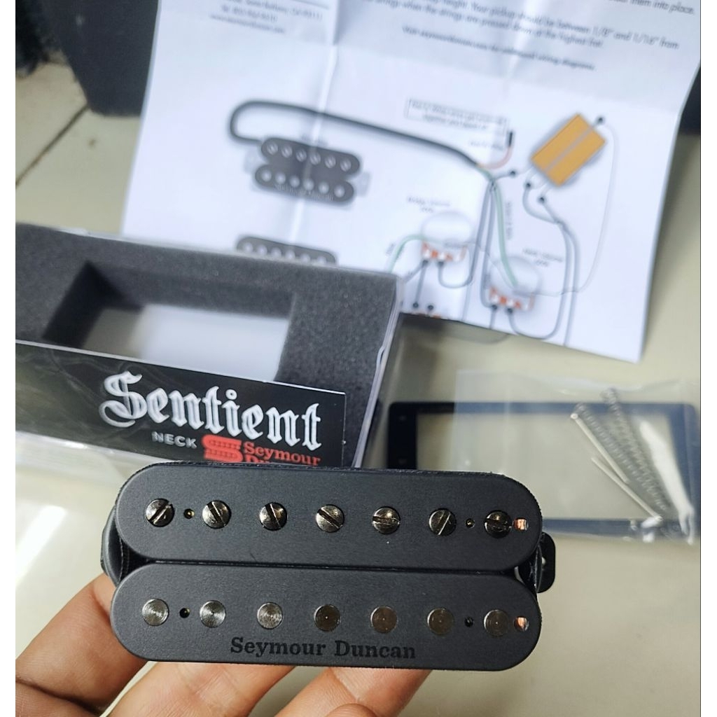 Pickup Gitar Seymour duncan SENTIENT 7 string Neck